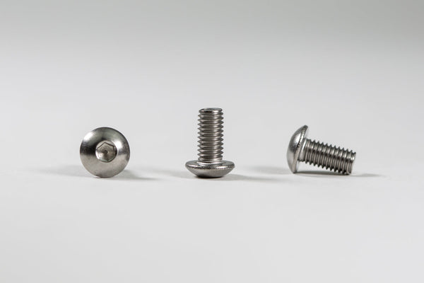 Woodcraft Aluminum Skid Pad Hardware Kit 5x10 Button Head (NO O-RING)