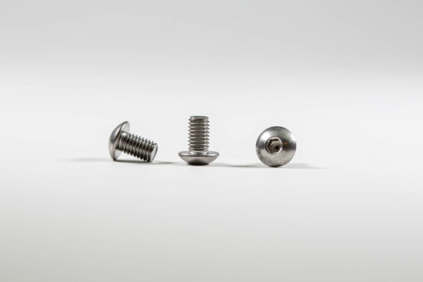 Woodcraft SS Skid Pad Hardware Kit 5x8 Button Head (NO O-RING)