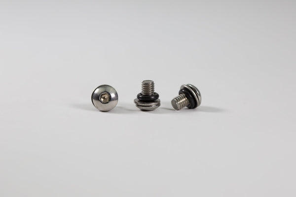 Woodcraft SS Skid Pad Hardware Kit 5x8 Button Head w/o-ring and washer