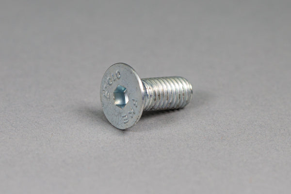 Woodcraft FHSC M8x20 10.9 Zinc Flat Head Bolt