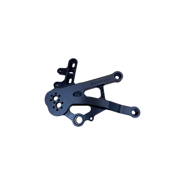 Woodcraft Ducati V4 RH Rearset bracket