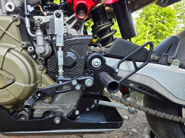 Woodcraft Ducati Hypermotard 698 Mono Rearset Kit - STD Shift
