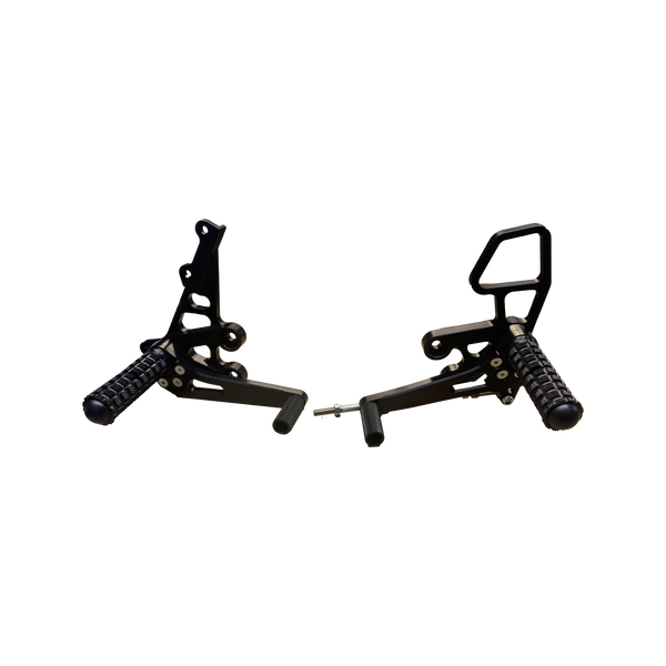 Woodcraft 2005-06 Suzuki GSX-R1000 Complete Black Rearset