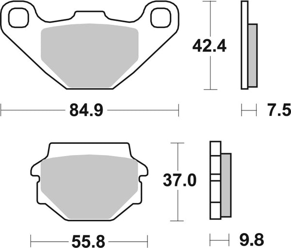 Brembo Brake Pads (07YA54SP)