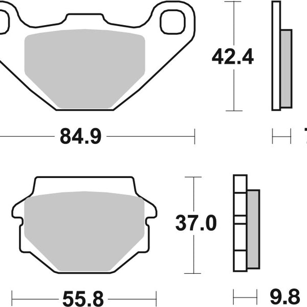 Brembo Brake Pads (07YA54SP)