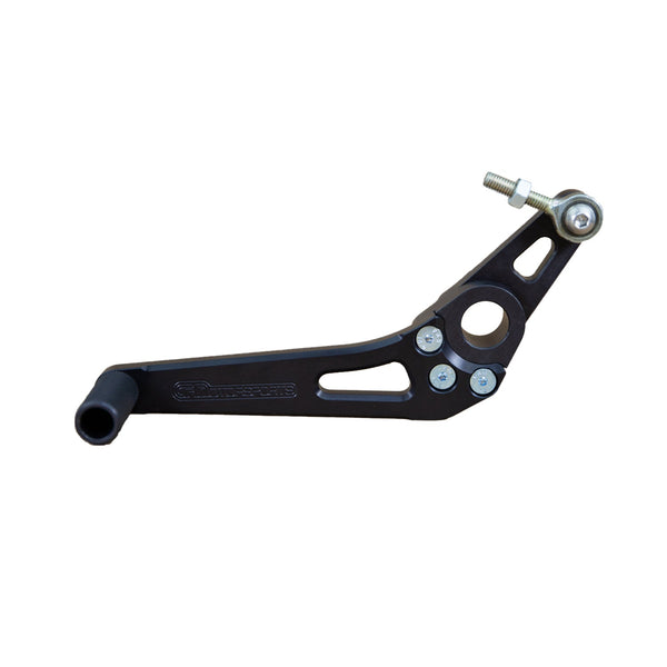 Woodcraft Yamaha R1 (2007+) Shift Pedal Assembly, GP Shift, Black (hiem outside)