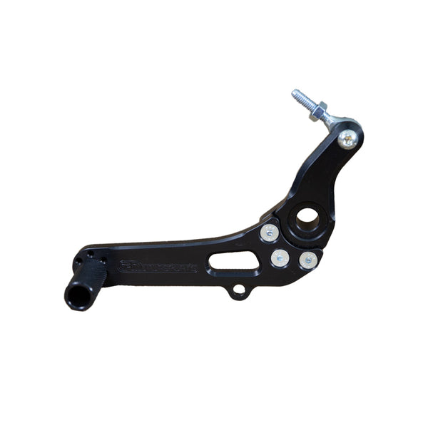 Woodcraft Yamaha R6 2017 Std Shift Pedal Assembly Black, Eccentric