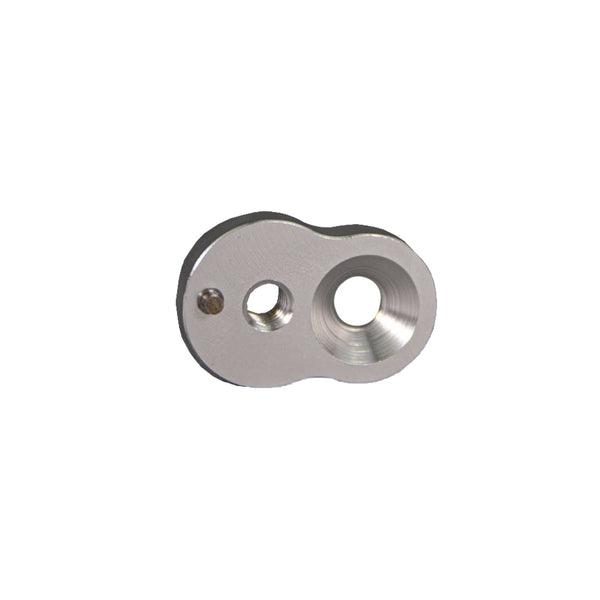 Woodcraft Eccentric Toe Peg Base, Silver