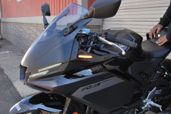 New Rage Cycles 25+ Yamaha R3 Front Turn Signals — R3-FB-25