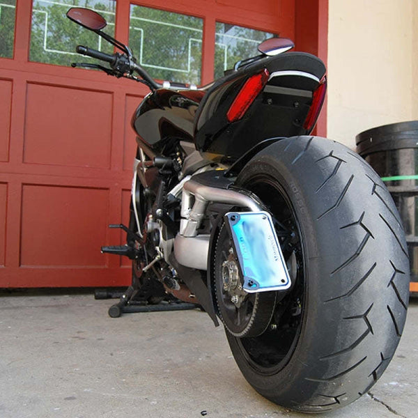 New Rage Cycles 16+ Ducati XDiavel Side Mount License Plate-2 Position — XD-SIDE