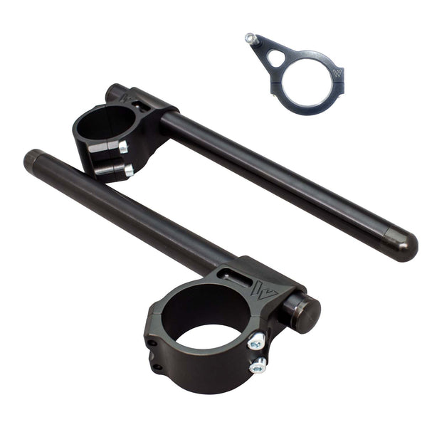 Woodcraft Clip-ons for Ducati Panigale V4, V2 w/ Damper Bracket and BXL