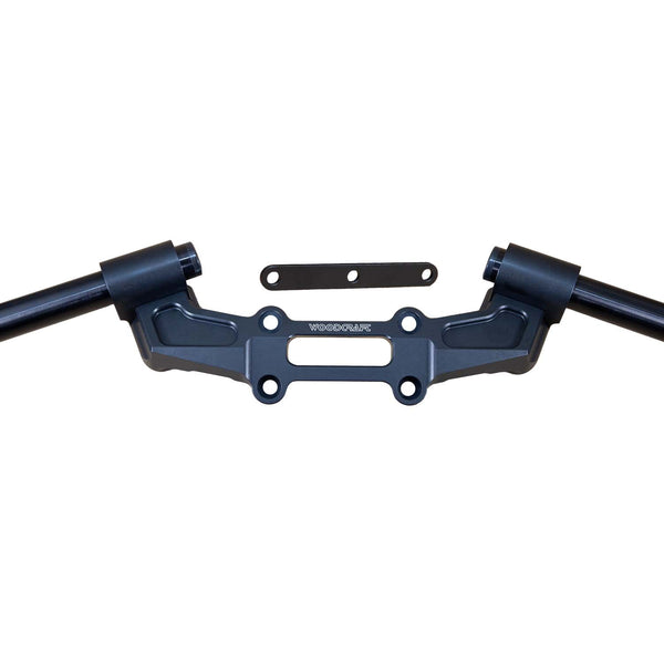 Woodcraft Clipon Adapter Plate Kit w/ Std Black Bars Yamaha XSR700