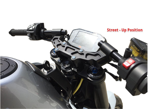 Woodcraft KTM Duke 790, Duke 890 Clipon Adapter Plate