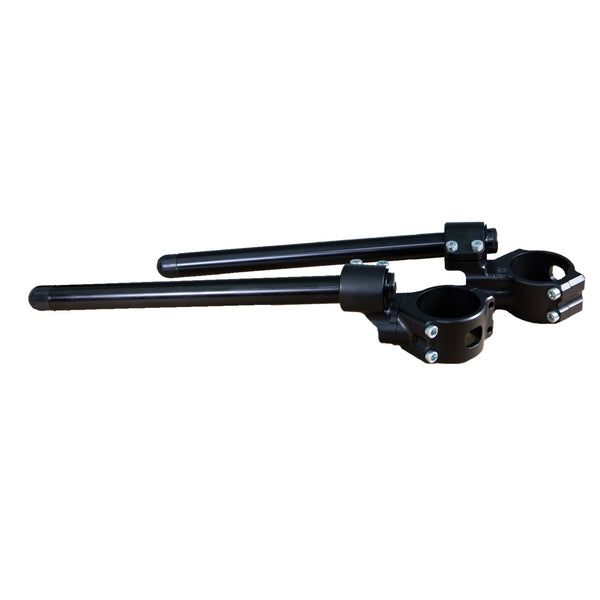 Woodcraft Yamaha R3 Side Mount 35mm Rise Adjustable Angle Clipon Risers w/ 11in Bars