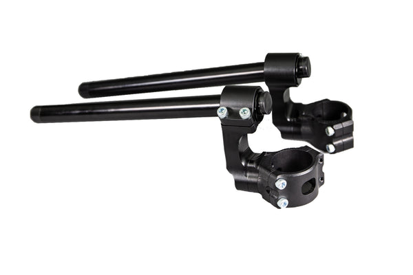 Woodcraft Aprilia Tuono V4 1100 51mm Side Mount 75mm Rise Adjustable Angle Clipon Risers
