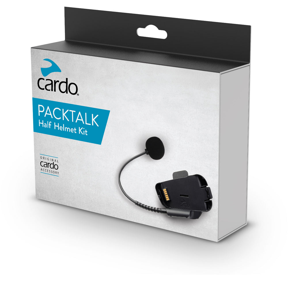 Cardo Packtalk Bold / Black Half Helmet Kit