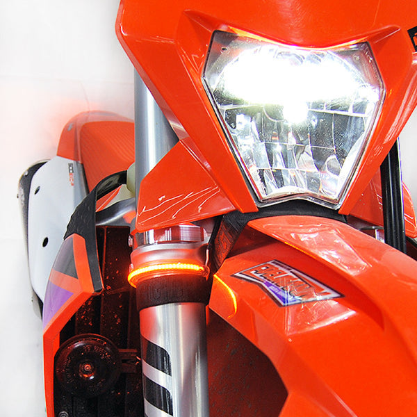 New Rage Cycles 24+ KTM 350/500 EXC-F Front Turn Signals — EXC-FB-24