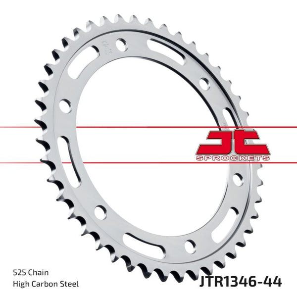 JT Sprockets 525 Steel Rear Sprocket, 44T (JTR1346.44)