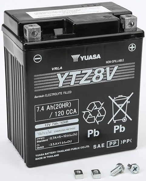Yuasa YTZ8V Factory Activated AGM Battery