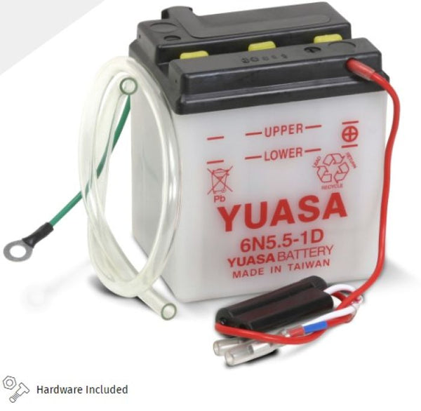 Yuasa 6N5.5-1D Conventional 6V Battery
