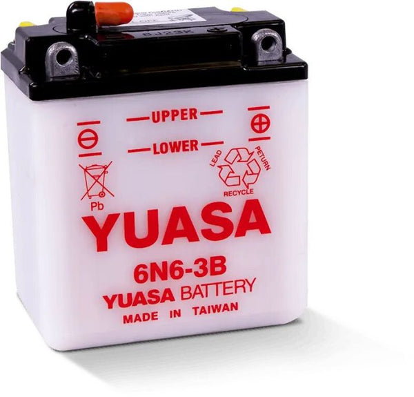 Yuasa 6N6-3B Conventional 6V Battery