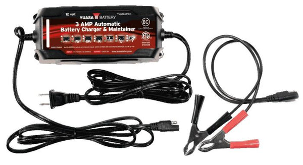 Yuasa Battery Charger and Maintainer (12V)