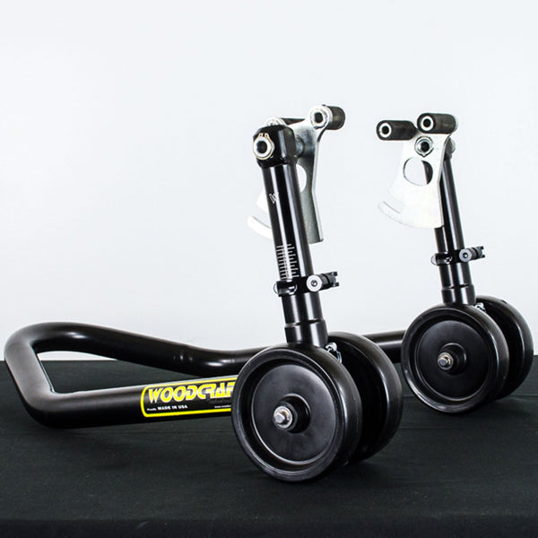 Woodcraft Adjustable Front Under Fork Stand - Dual Radial Mounted Calipers