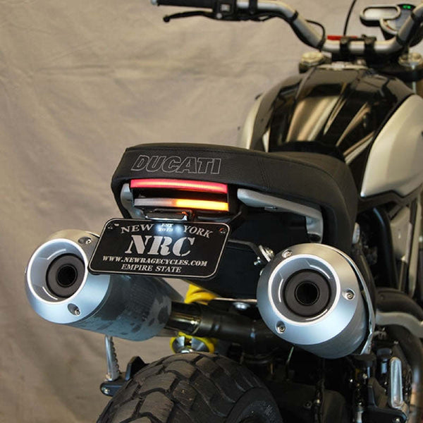 New Rage Cycles 18+ Ducati Scrambler 1100 Fender Eliminator Kit — S1100-FE-S