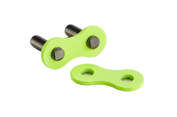 D.I.D 525VR46 Connecting Link — Rivet Type, Rossi Yellow