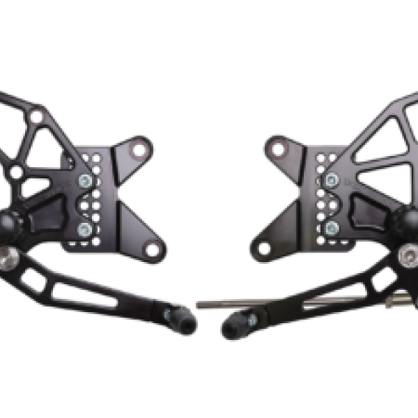 Vortex 13-18 Kawasaki ZX636 Ninja ZX-6R Rear Set — Black (RS416K)