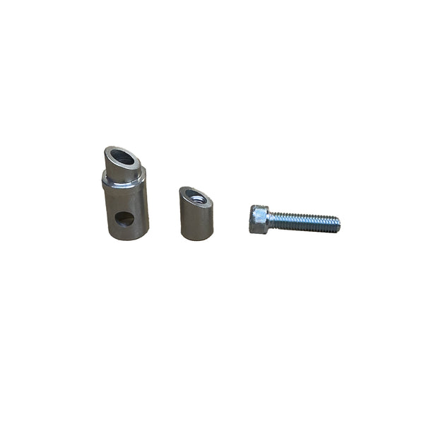 Woodcraft Front Axle Slider Base Kit, Nut Side SS, Kawasaki Ninja 650 2017-20, Ninja 1000 2014-20, Z900/650 2017-20