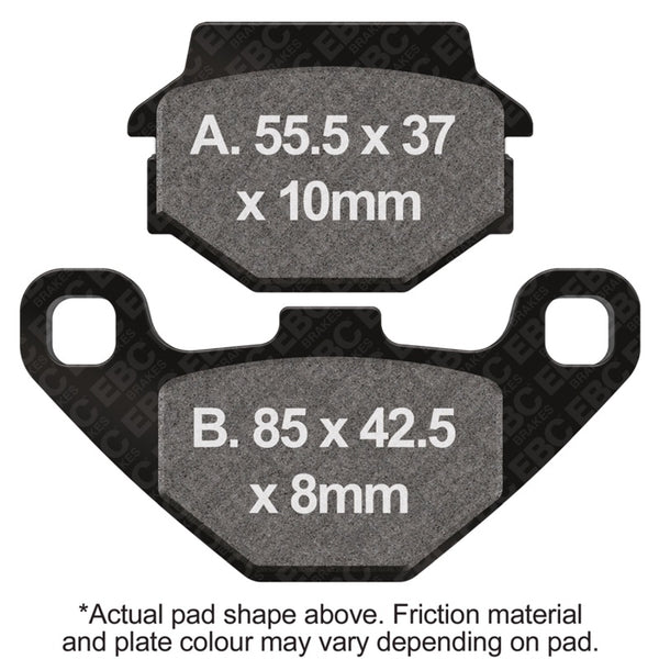 EBC HH Sintered Brake Pads — FA67HH