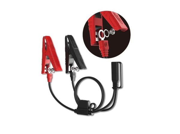 Battery Tender Alligator Clip and Ring Terminal Cable — 20"