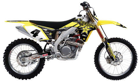 Factory Effex Rockstar Complete Graphic Kit — Suzuki RM-Z250 (2010-2016)