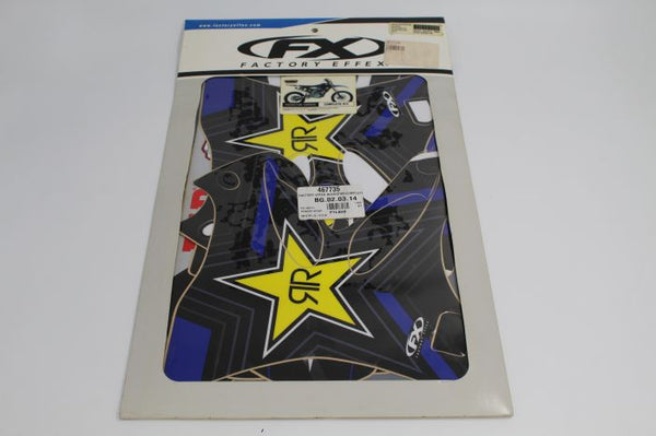 Factory Effex Rockstar Complete Graphic Kit — Yamaha YZ125 (2008-2014)