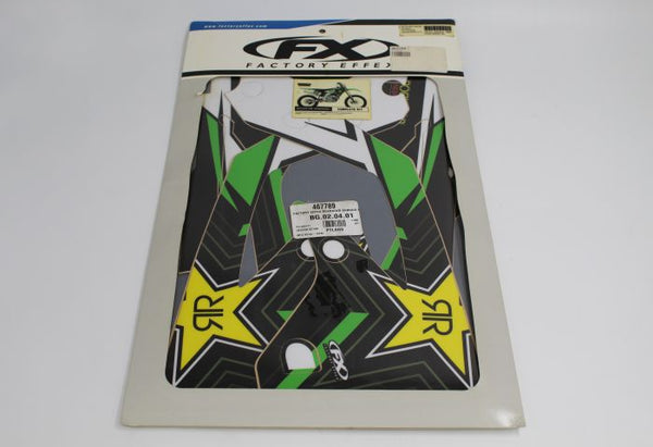 Factory Effex Rockstar Shroud Graphic Kit — Kawasaki KX450F (2012-2015)