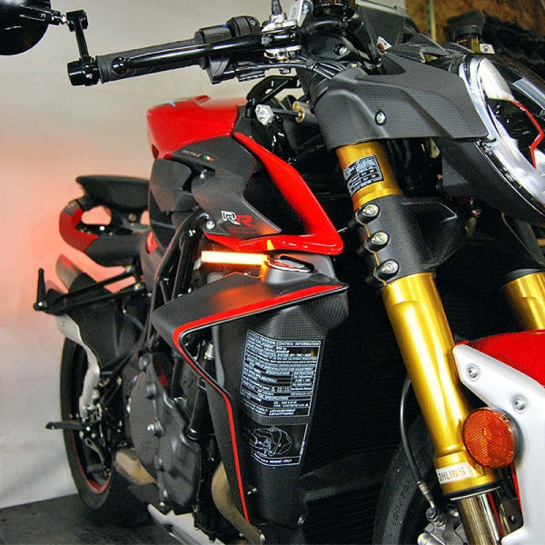 New Rage Cycles 19+ MV Agusta Brutale 1000 Front Turn Signals — BRUTALE1K-FB