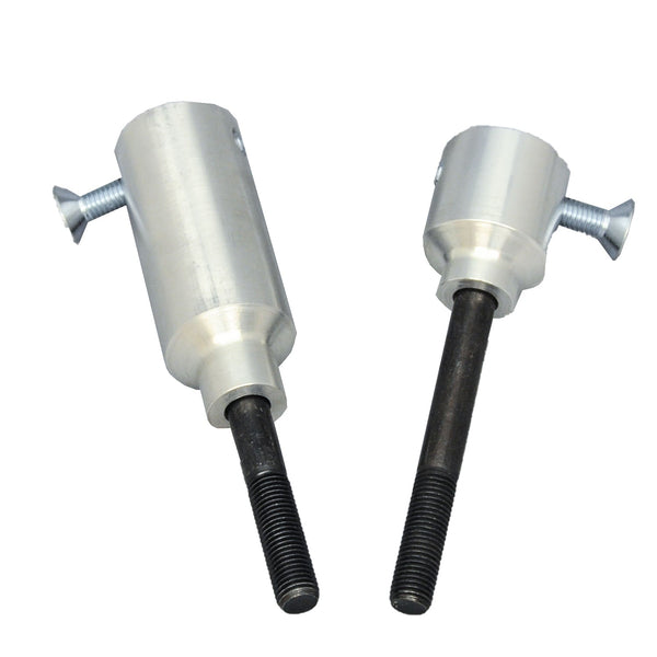 Woodcraft 2005-06 Kawasaki ZX636/RR Frame Slider Kit (pucks sold separately)