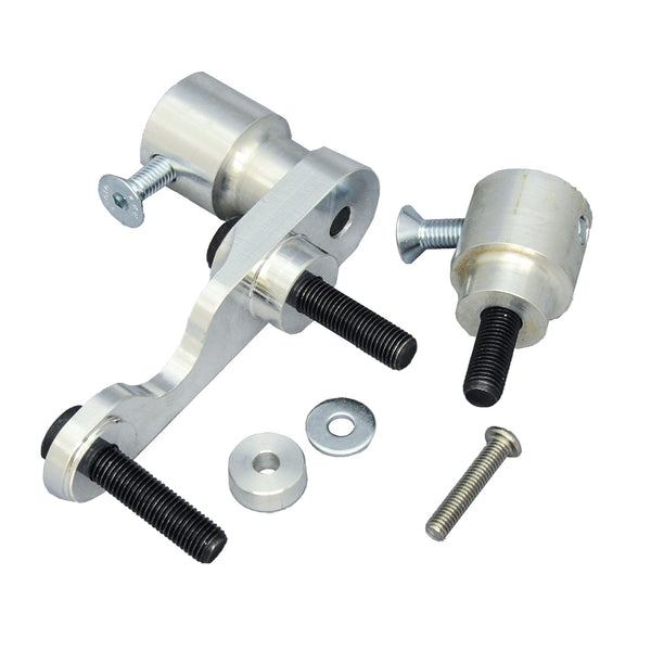 Woodcraft 2008-10 Kawasaki ZX10 Frame Slider Kit (pucks sold separately)