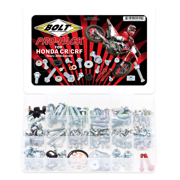 Bolt Pro Pack Hardware Kit - Honda CR / CRF