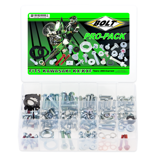 Bolt Pro Pack Hardware Kit - Kawasaki KX / KX-F