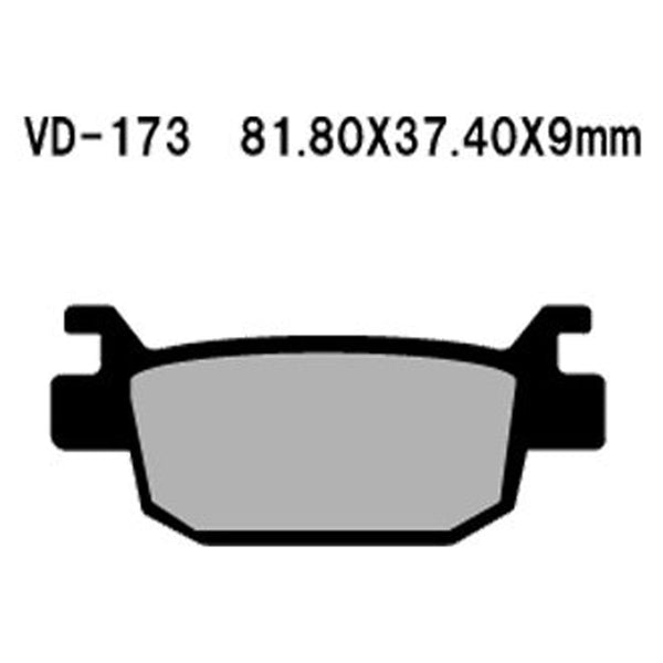 Vesrah Semi-Metallic Brake Pads — VD-173