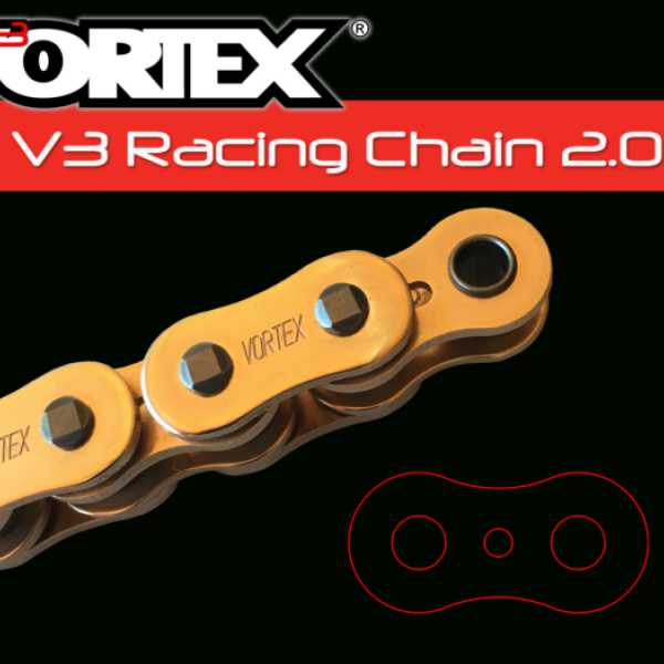 Vortex V3 2.0 Chain 525SX3 — Gold (G525SX3)