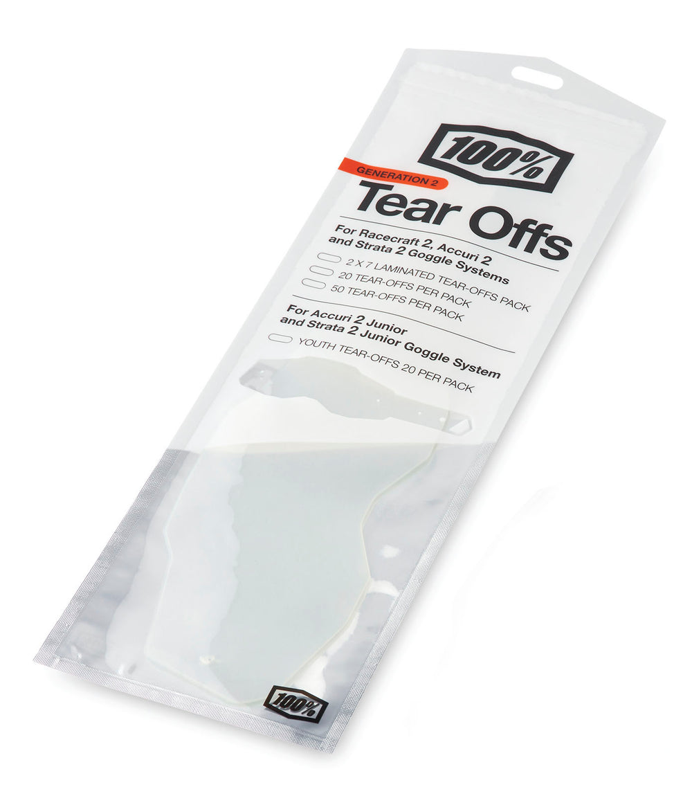 100% Accuri 2 / Strata 2 Junior Standard Tear-Offs