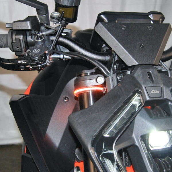New Rage Cycles 24+ KTM 1390 Super Duke Front Turn Signals — 1390-FB-US