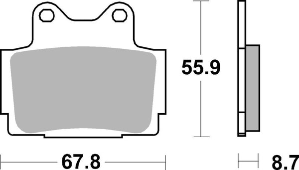 Brembo Brake Pads (07YA12SA)