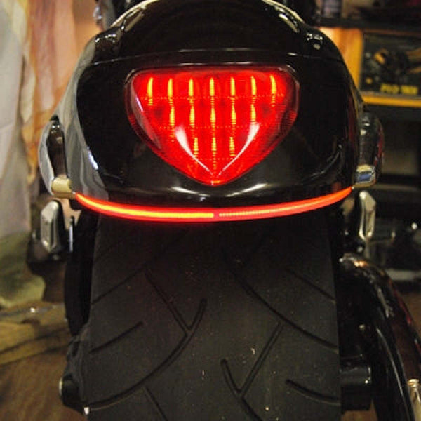 New Rage Cycles 06+ Suzuki M109R Rear Turn Signals w/Load EQ - Red — 109-REAR-TL-R-L