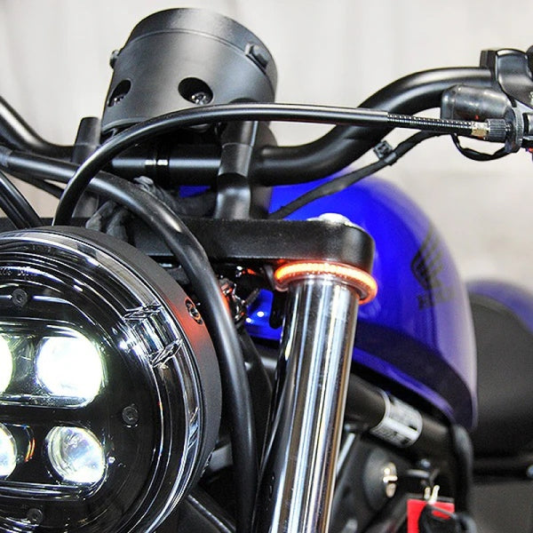 New Rage 17+ Honda Rebel 500 Front Turn Signals — REBEL500-FB