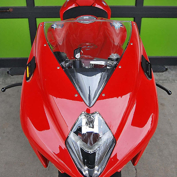 New Rage Cycles 13+ MV Agusta F3/F4 Mirror Block Off Turn Signals — F34-MBO