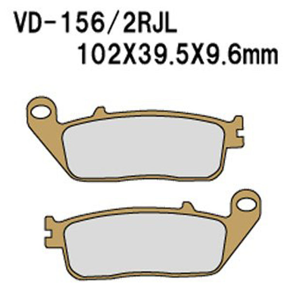 Vesrah RJL Race Sintered Brake Pads — VD-156RJL